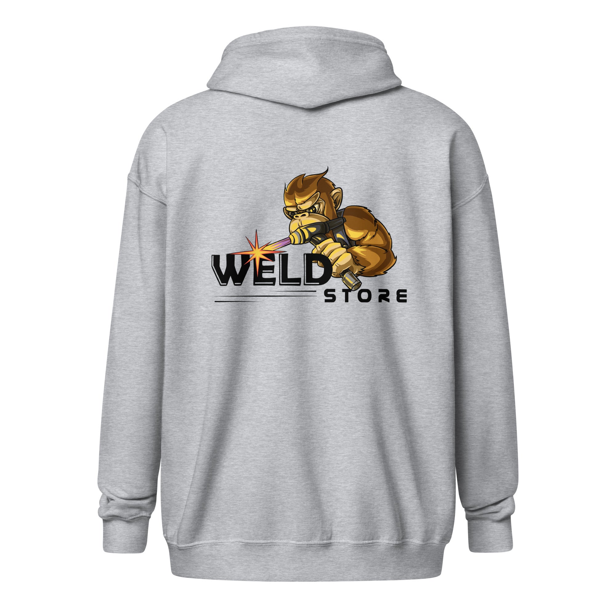Hoodie med dragkedja för unisex
