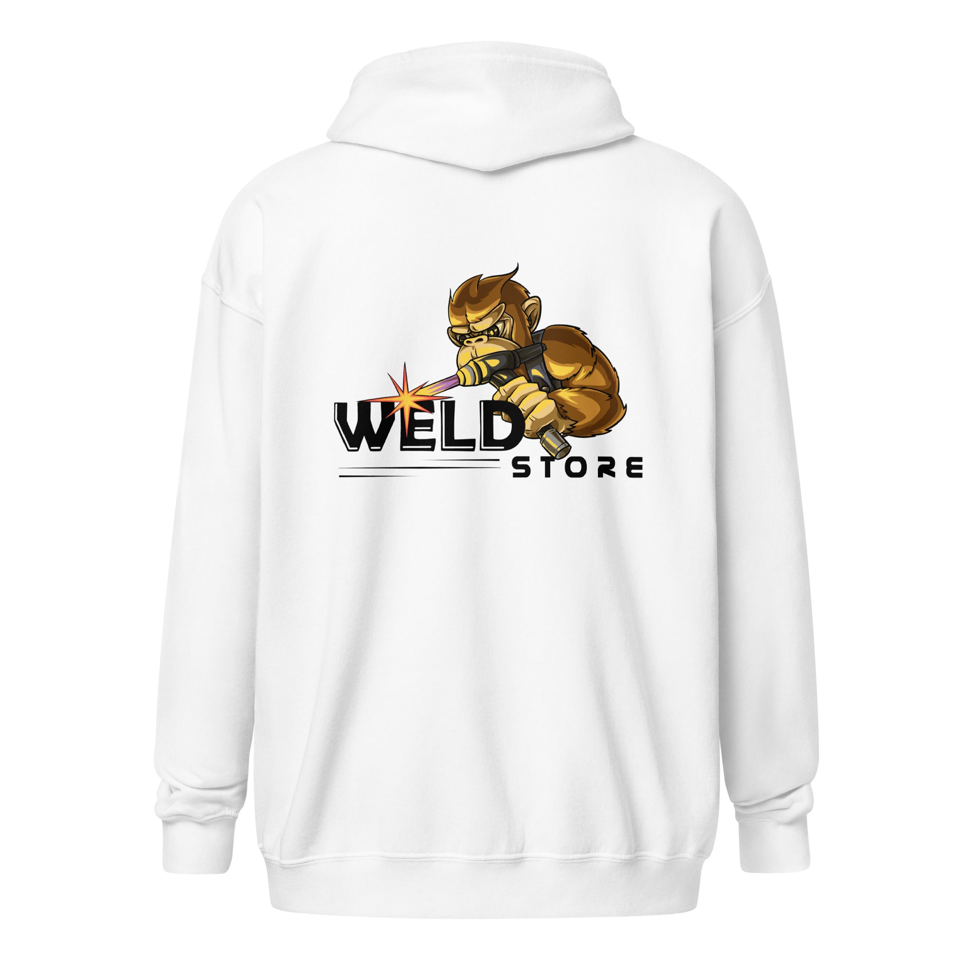 Hoodie med dragkedja för unisex