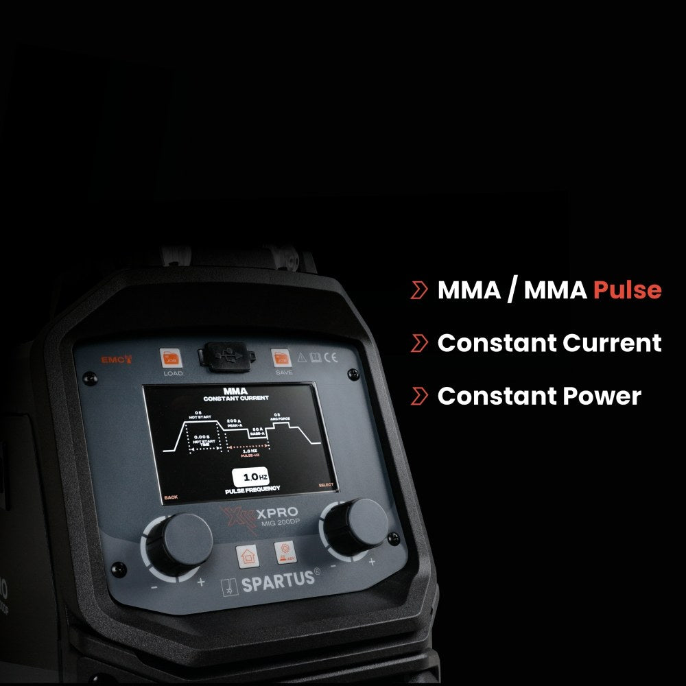 XPro MIG 200 DUAL PULSE paketti MIG TIG MMA, MIG/MAG-hitsauskone – kuva 5/15