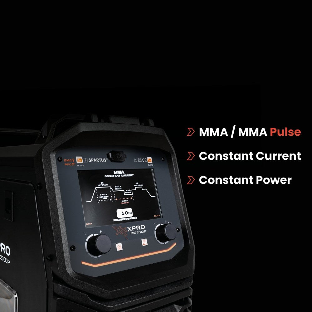 XPro MIG 260 DUAL PULSE paketti MIG TIG MMA, MIG/MAG-hitsauskone – kuva 5/15
