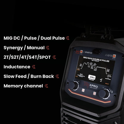 XPro MIG 260 DUAL PULSE paketti, MIG/MAG-hitsauskone – kuva 2/15