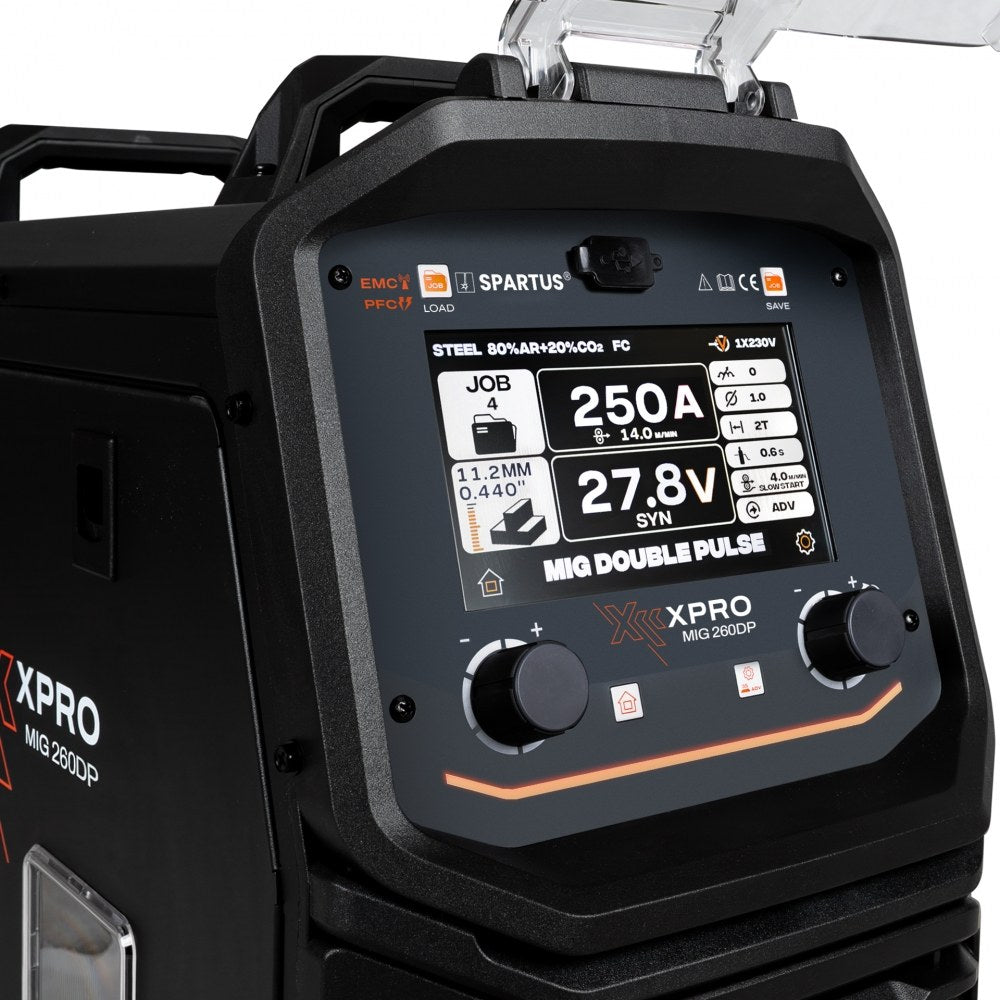 XPro MIG 260 DUAL PULSE paketti, MIG/MAG-hitsauskone – kuva 11/15