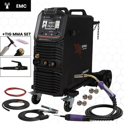 XPro MIG 300 DUAL PULSE paketti MIG TIG MMA, MIG/MAG-hitsauskone – kuva 1/15