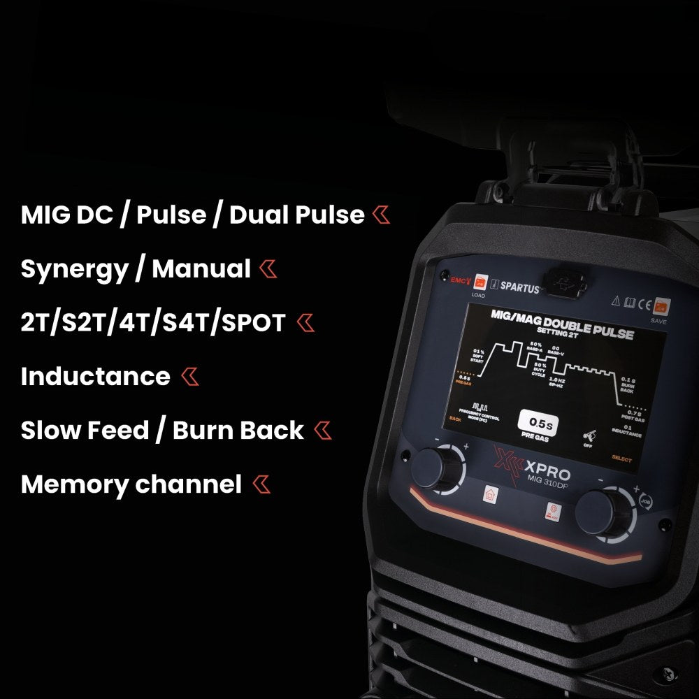XPro MIG 310 DUAL PLUSE paketti, MIG/MAG-hitsauskone – kuva 2/15