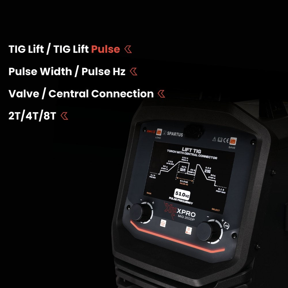 XPro MIG 350 DUAL PULSE paketti, MIG/MAG-hitsauskone – kuva 4/15