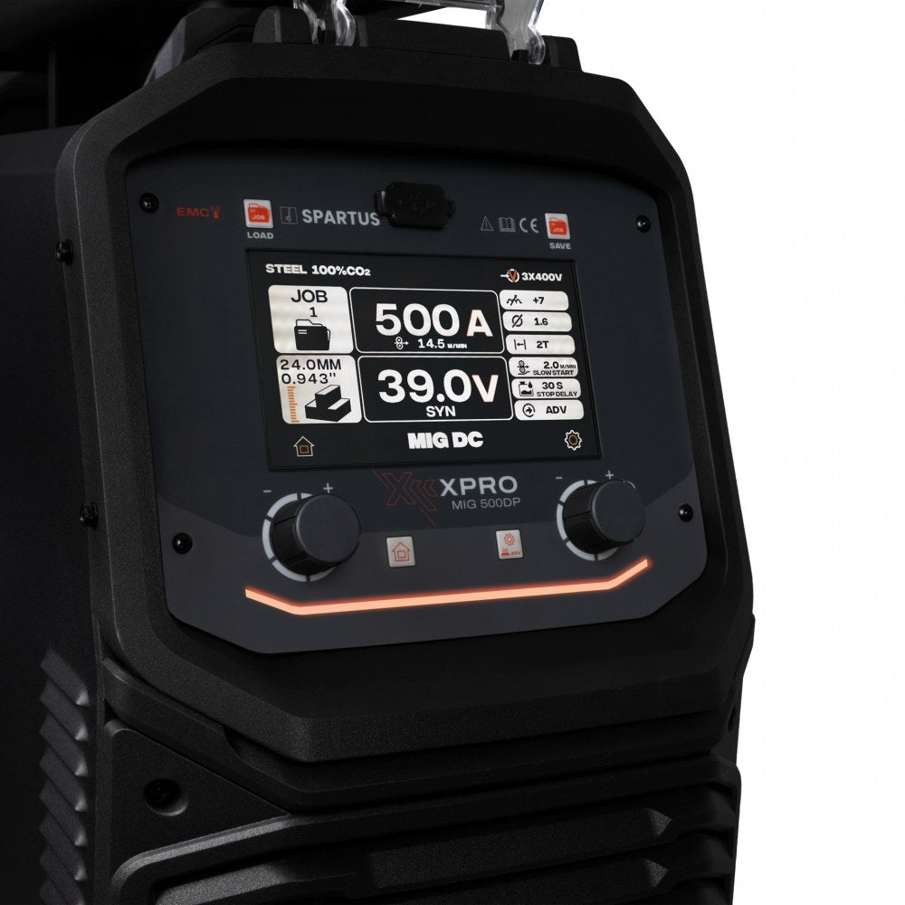 Spartus XPro MIG 500 DP -paketti, välikaapeli 10 m, MIG/MAG-hitsauskone – kuva 9/12