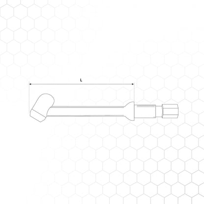 Poltinrunko SP26 L=88mm (kaasu) – kuva 3