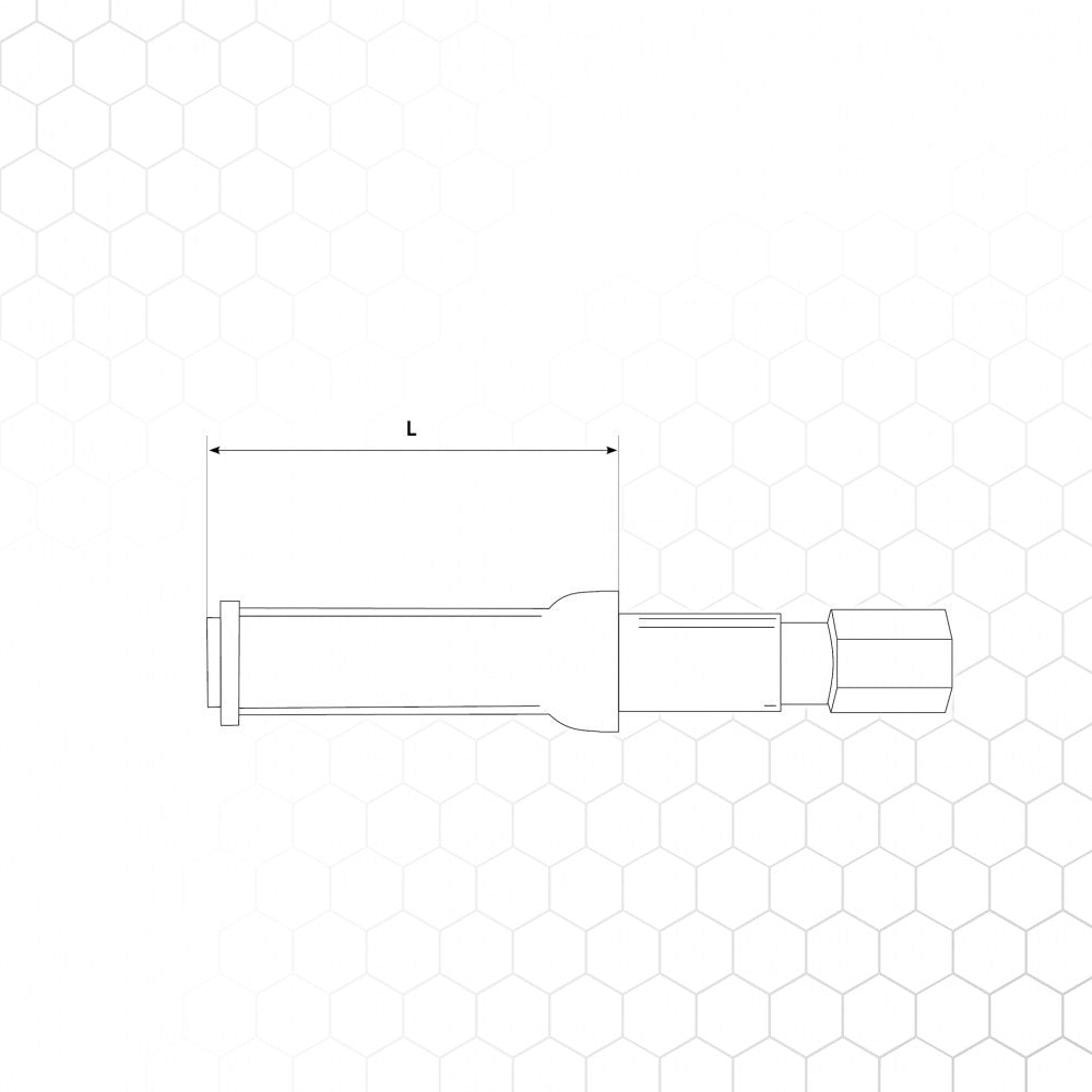 Poltinrunko SP9P L=41mm (kaasu) – kuva 3