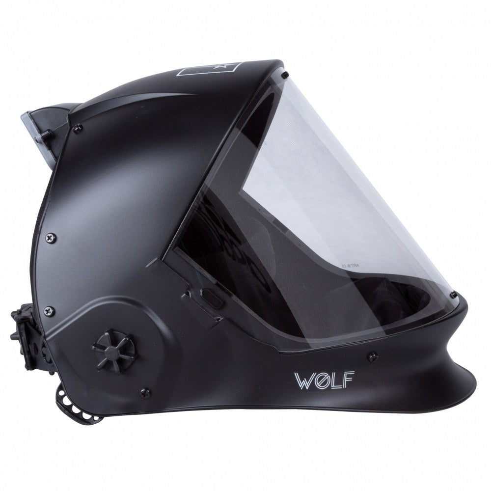 SPARTUS® WOLF grinding helmet with the air supply system