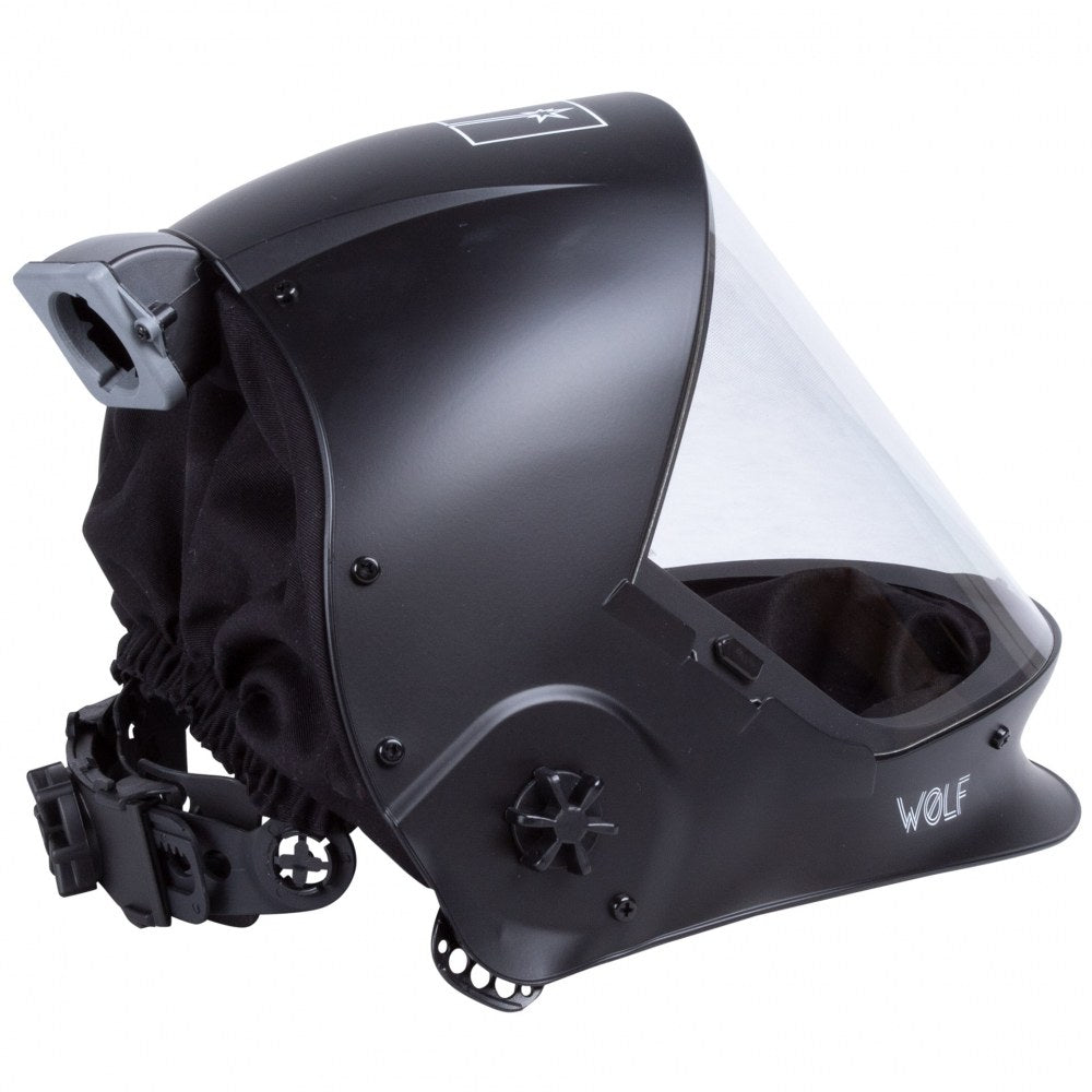 SPARTUS® WOLF grinding helmet with the air supply system