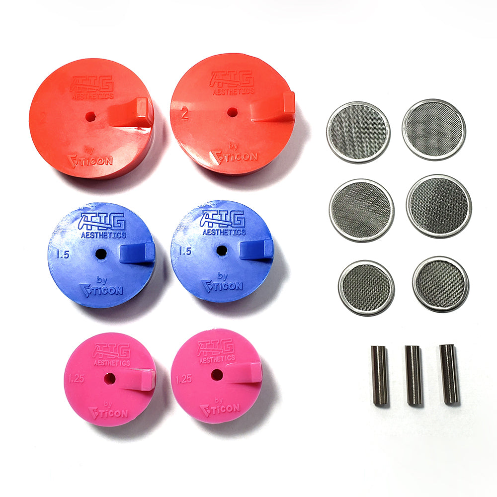 Silicone root gas plug "TIG Aesthetics by Ticon Turbo Manifold Kit 1.25″- 2″