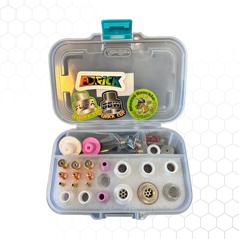 Furick Starter Kit 17 , 18 and 26 Polttimille, kaasukuppi, sopii WP 17/18/26 -polttimeen – kuva 1/2