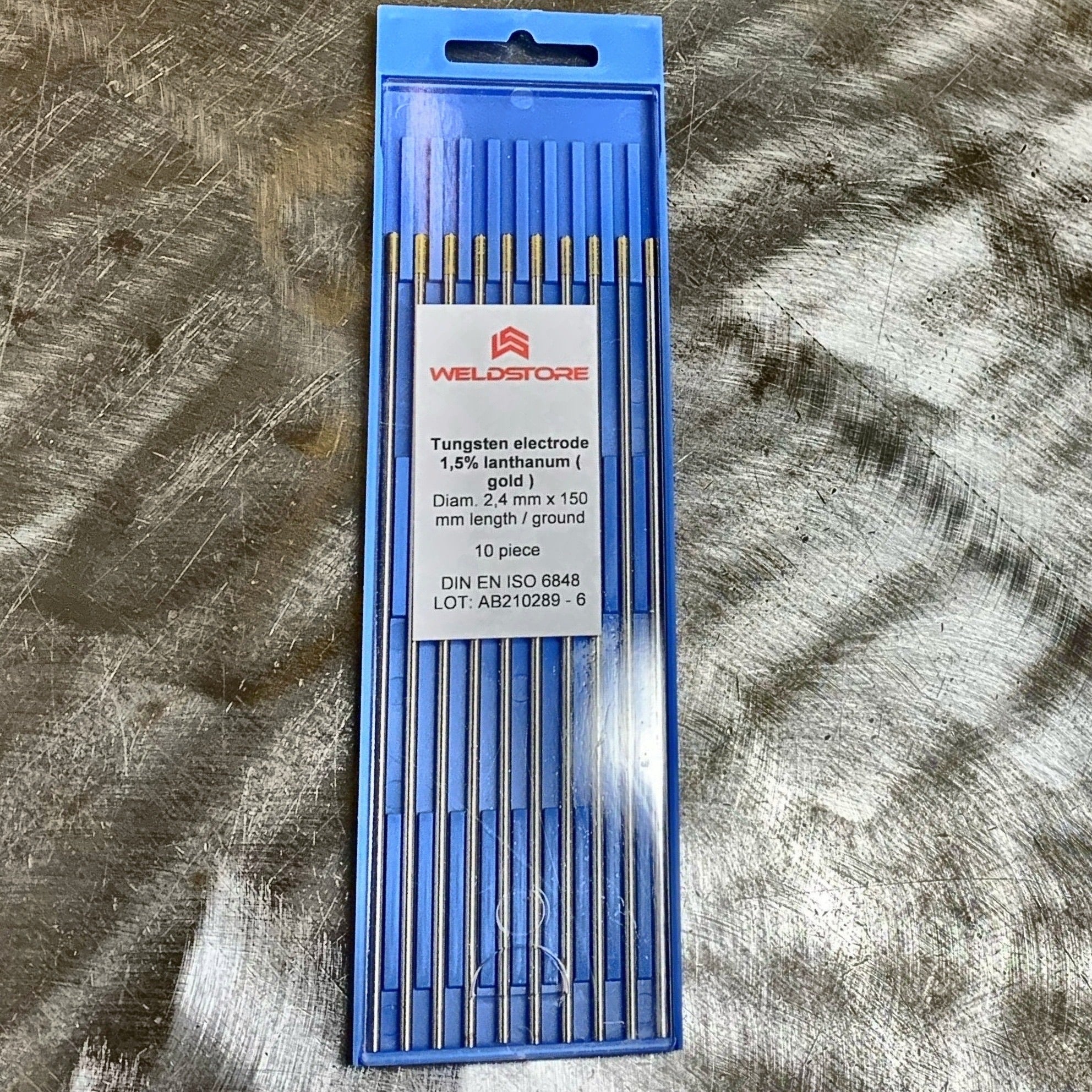 WS gold tungsten electrode
